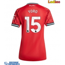 Manchester United Leny Yoro #15 Replica Home Shirt Ladies 2025-26 Short Sleeve